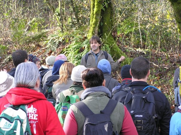 Chris Chishom instructing group of program participants. Chris Chishom instructing group of program participants.