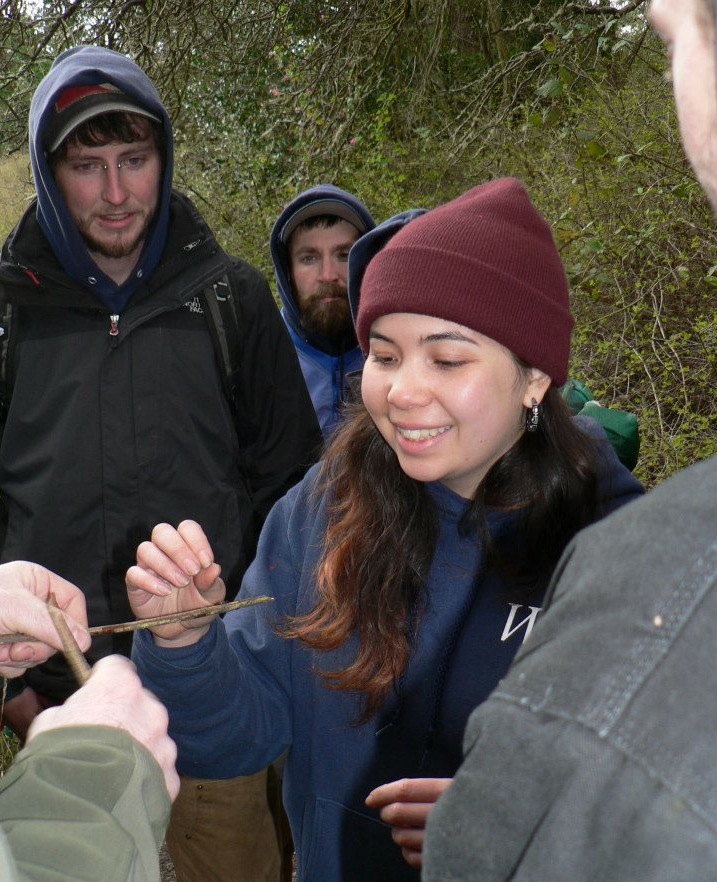 Washington Conservation Corps volunteers eating live Thatching Ants during Wilderness Survival Training with the Wolf College Washington Conservation Corps volunteers eating live Thatching Ants during Wilderness Survival Training with the Wolf College