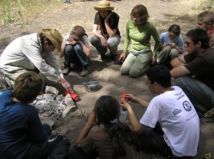 Chris Teaching How to Safely Set-up a Whisperlite Stove