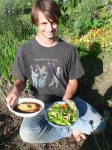 French Onion Soup and Salad by Wilderness Chef Charlie Borrowman