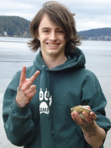 Clamming and collecting seaweed with wilderness chef, Charlie Borrowman.